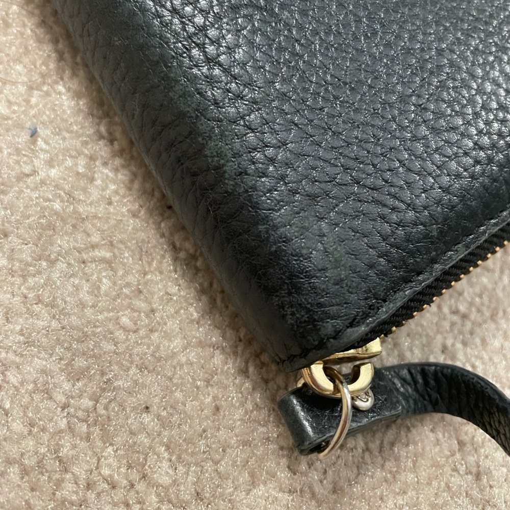 Kate Spade Black Leather Zip Wallet - Picture 10 of 13
